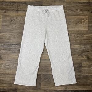 Frank & Eileen Catherine Favorite Sweatpants Size Medium Gray Crop Raw Hem
